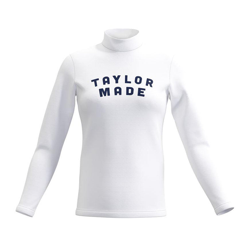 TAYLORMADE Round Logo Women's Longsleeve Shirt (White)