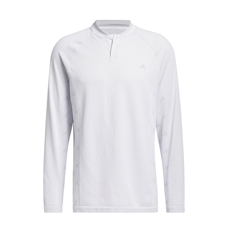 ADIDAS Ultimate365 Tour Long Sleeve Men's Polo (White)