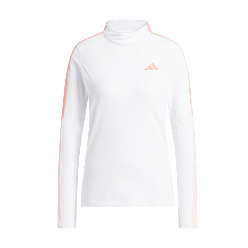ADIDAS Women's Long Sleeve Mock Shirt (White)