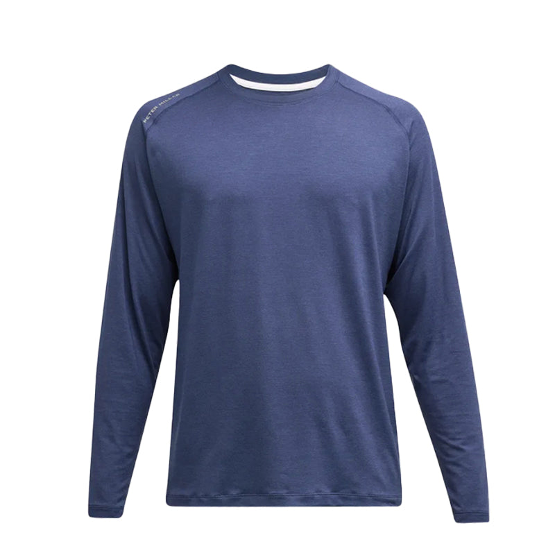 PETER MILLAR Aurora Performance Men's Long Sleeve Shirt (Navy)