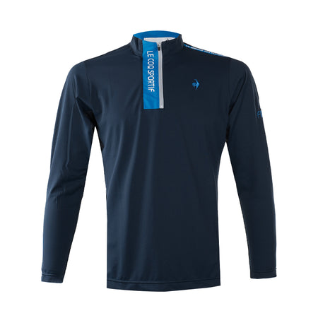 LE COQ SPORTIF GOLF Half-Zip Men's Long Sleeve Shirt (Navy)