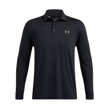 UNDER ARMOUR Playoff Men's Long Sleeve Polo (Black)