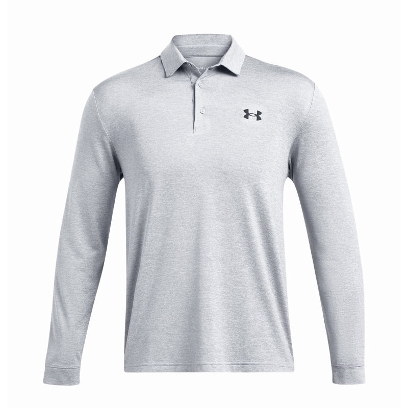 UNDER ARMOUR Playoff Men's Long Sleeve Polo (Steel)