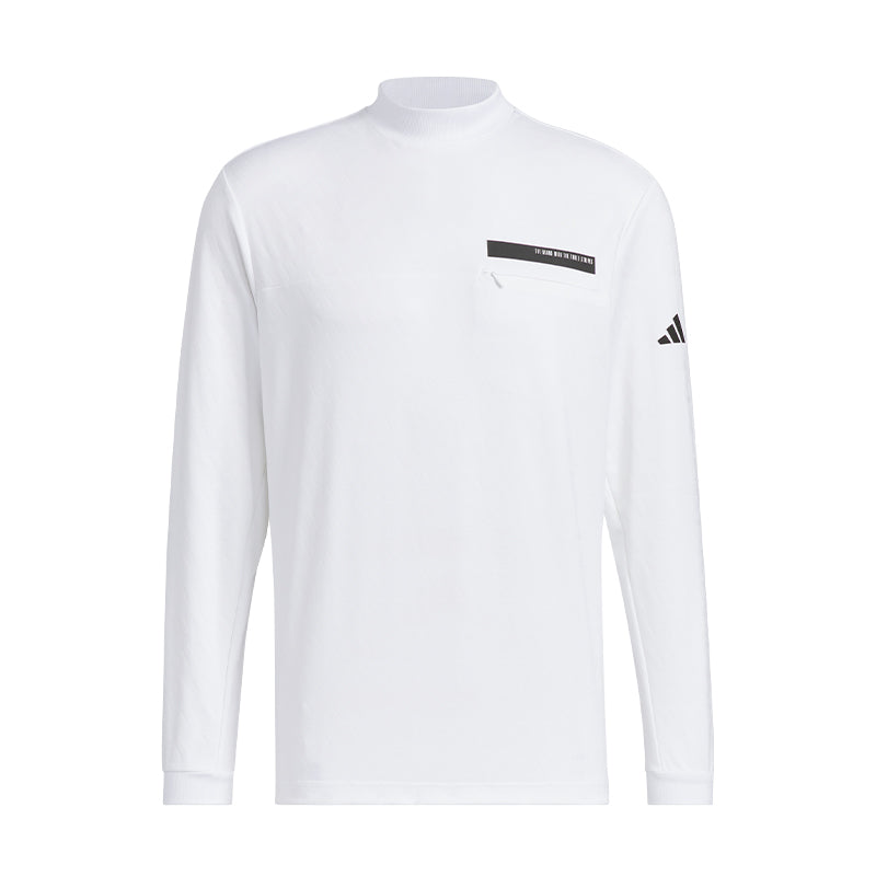ADIDAS AEROREADY Men?s Long Sleeve Polo (White)