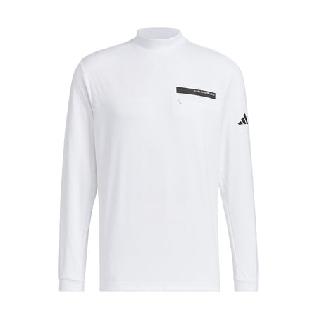 ADIDAS AEROREADY Men?s Long Sleeve Polo (White)