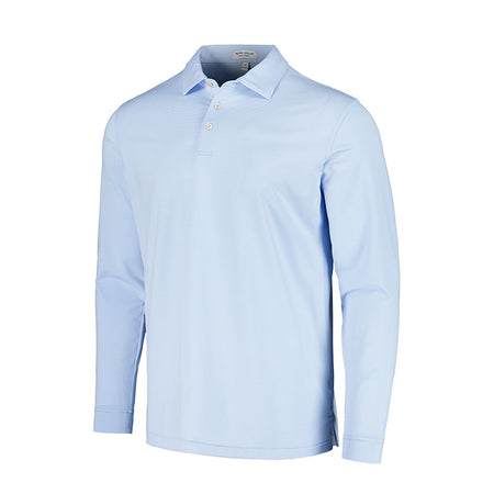 PETER MILLAR Jubilee Men's Long Sleeve Polo (Blue Fade)
