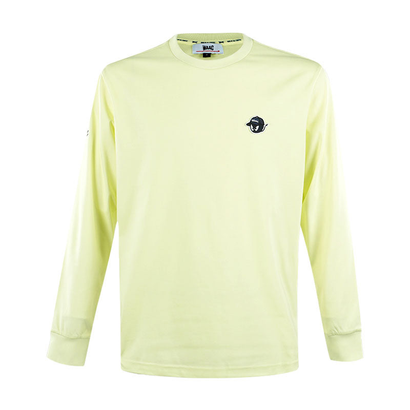 WAAC Men's Crewneck Long Sleeve T-Shirt (Yelllow)