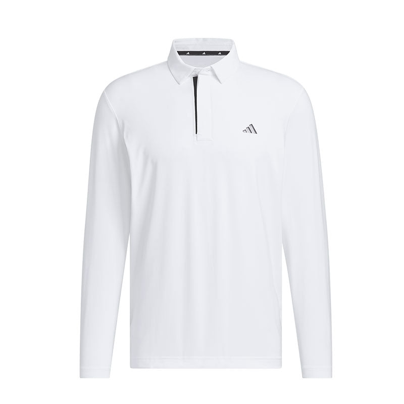 ADIDAS Ultimate365 Tour Men's Long Sleeve Polo (White)
