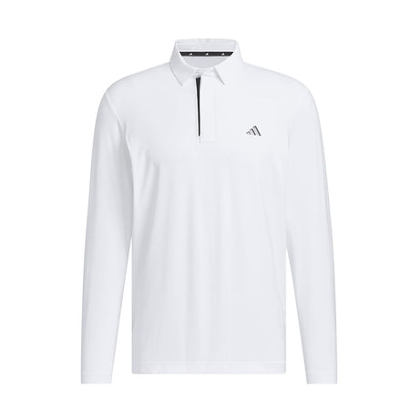 ADIDAS Ultimate365 Tour Men's Long Sleeve Polo (White)