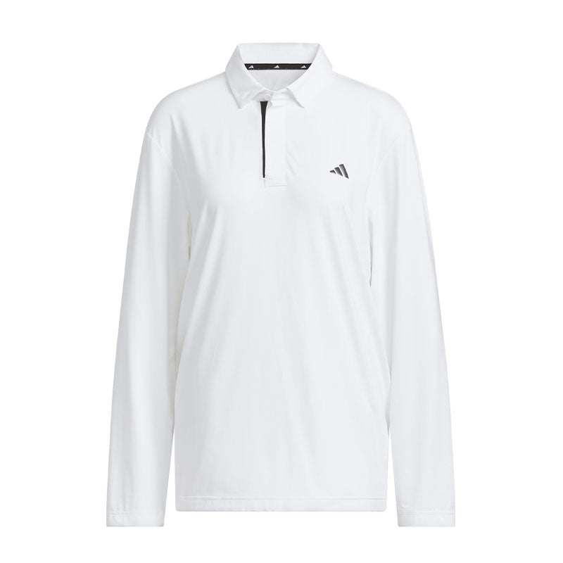 ADIDAS Ultimate365 Tour Women's Long Sleeve Polo (White)