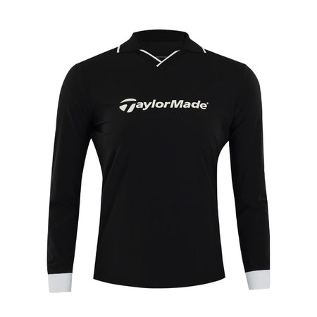 TAYLORMADE Skipper Women's Long-Sleeve Polo (Black)