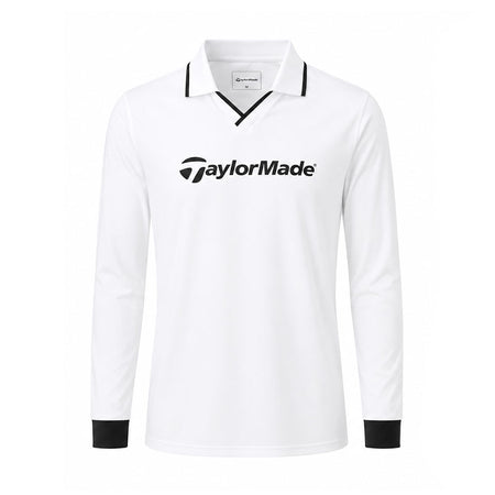 TAYLORMADE Skipper Women's Long-Sleeve Polo (White)