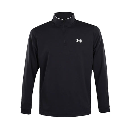 UNDER ARMOUR Matchplay 1/4 Zip Long Sleeve Polo (Black)