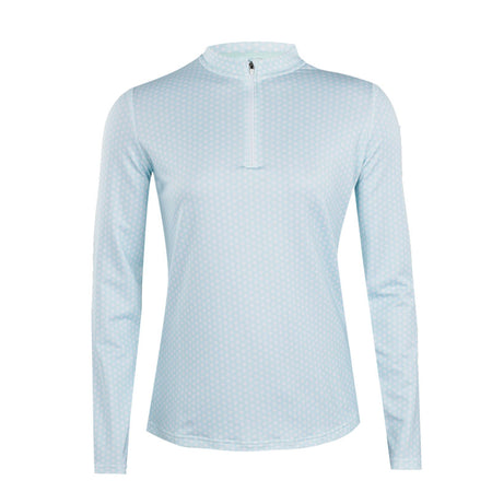 FOOTJOY 1/4 Zip Women's Long Sleeve Polo (Blue)