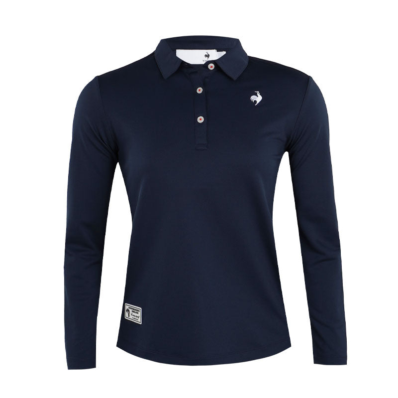 LE COQ SPORTIF GOLF Daily Women's Long Sleeve Polo (Navy)