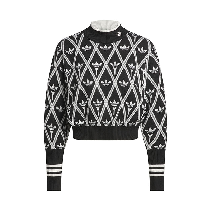 ADIDAS Originals Trefoil Women's Turtleneck Jumper (Black)