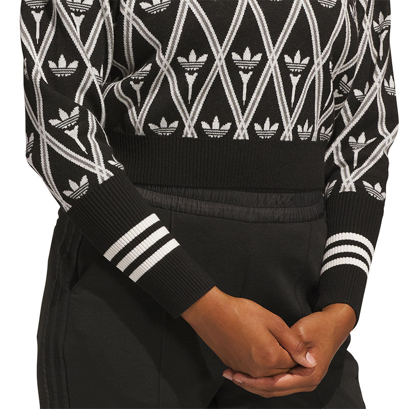ADIDAS Originals Trefoil Women's Turtleneck Jumper (Black)