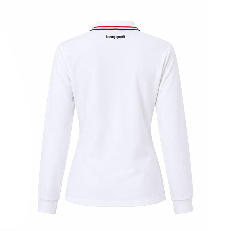 LE COQ SPORTIF GOLF Women's Long Sleeve Polo (White)