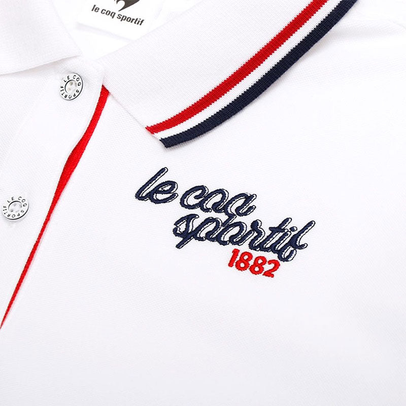 LE COQ SPORTIF GOLF Women's Long Sleeve Polo (White)