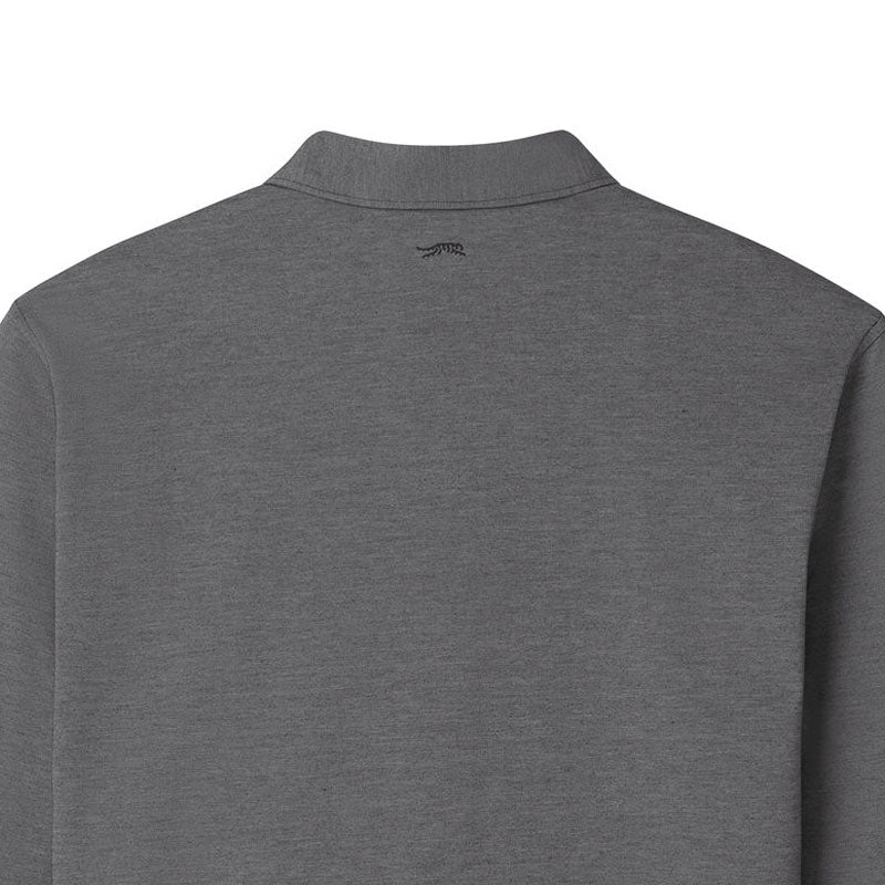 SUN DAY RED Reserve Men's Long Sleeve Polo (Black)