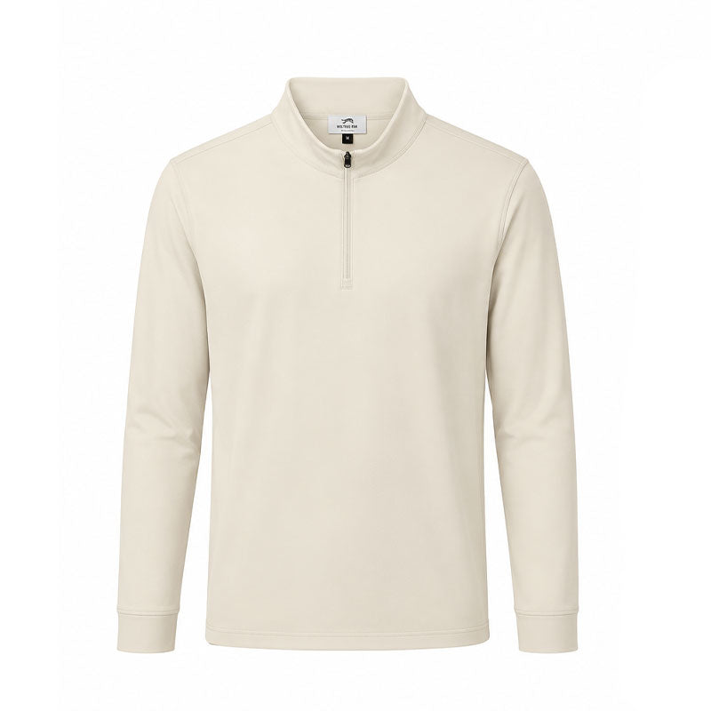 SUN DAY RED Lightweight Quarter Zip Men's Jacket (Tofu)