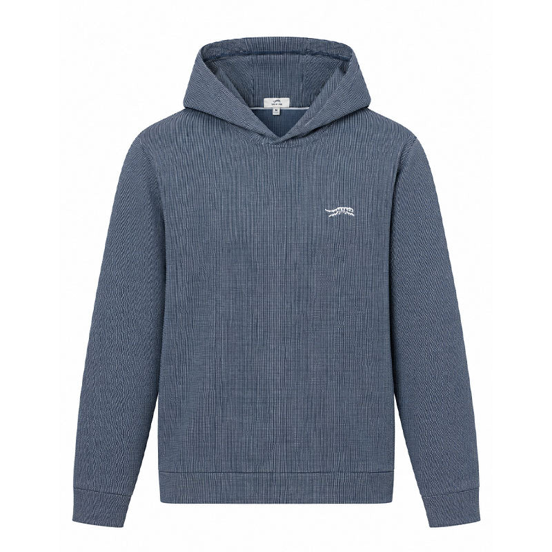 SUN DAY RED Magnolia Men's Hoodie (Navy Blazer)