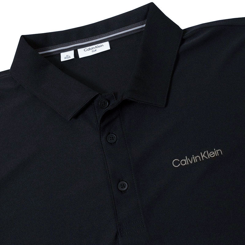 CALVIN KLEIN Riverdale Men's Long Sleeve Polo (Blue)