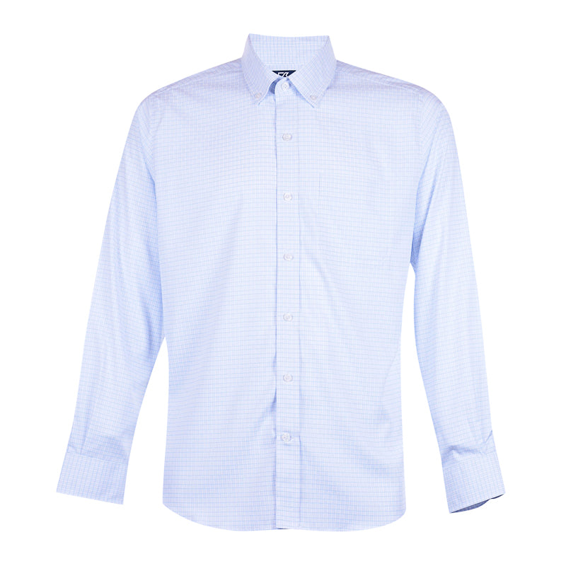 CUTTER & BUCK Versatech Tattersall Men's Longsleeve Shirt (Atlas)