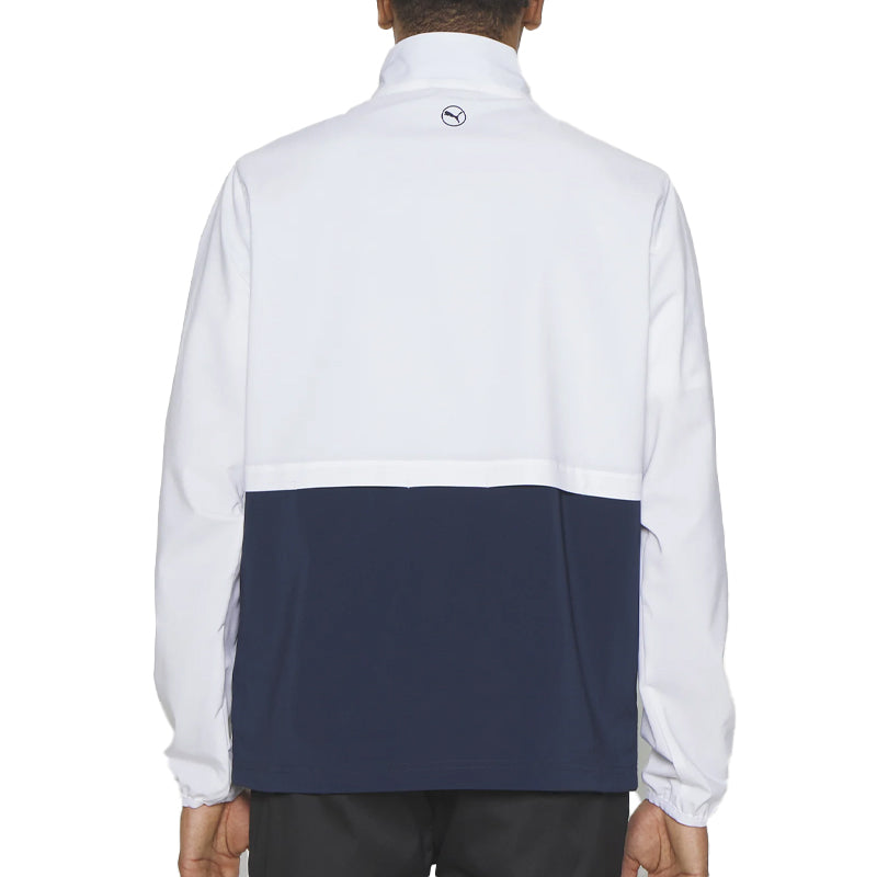 PUMA Monterey Men's Windbreaker (White/Navy)