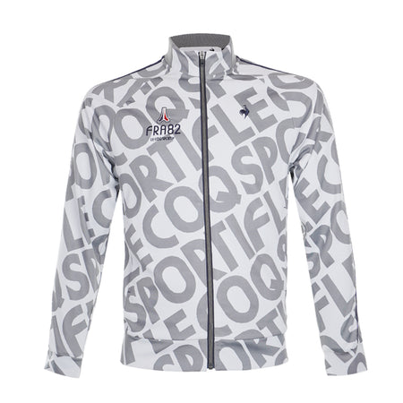 LE COQ SPORTIF GOLF Logo Men's Jacquard Jacket (White)