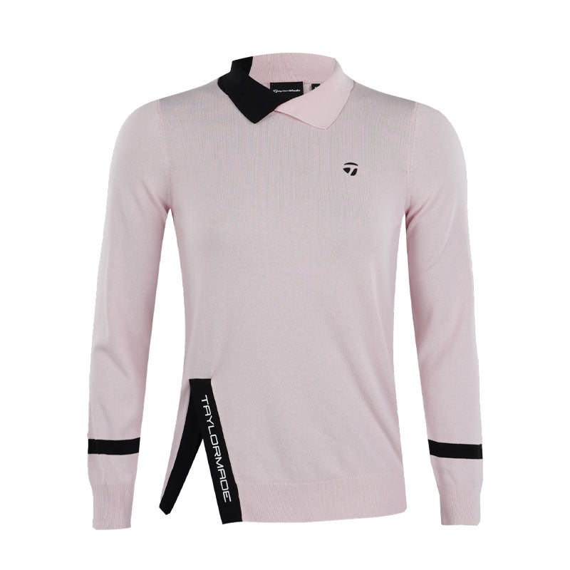 TAYLORMADE Asymmetrical Women's Sweater (Pink)
