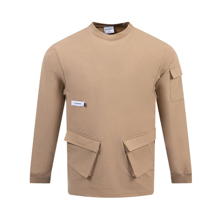 STUDENTSGOLF Niall Nylon Men's Popover Jacket (Tan)