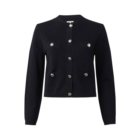 MALBON GOLF Amelia Women?s Knit Cardigan (Black)