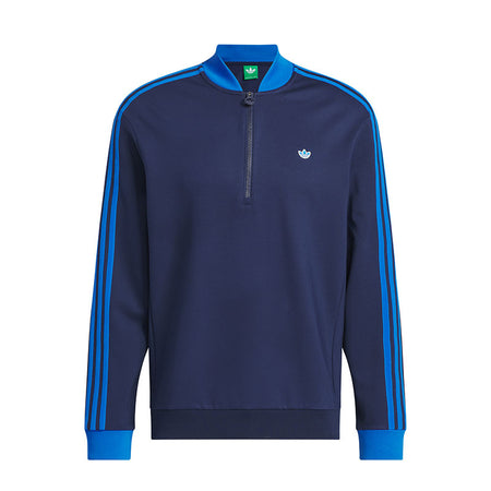 ADIDAS Originals 3-Stripes 1/4 Zip Men's Sweatshirt (Indigo)
