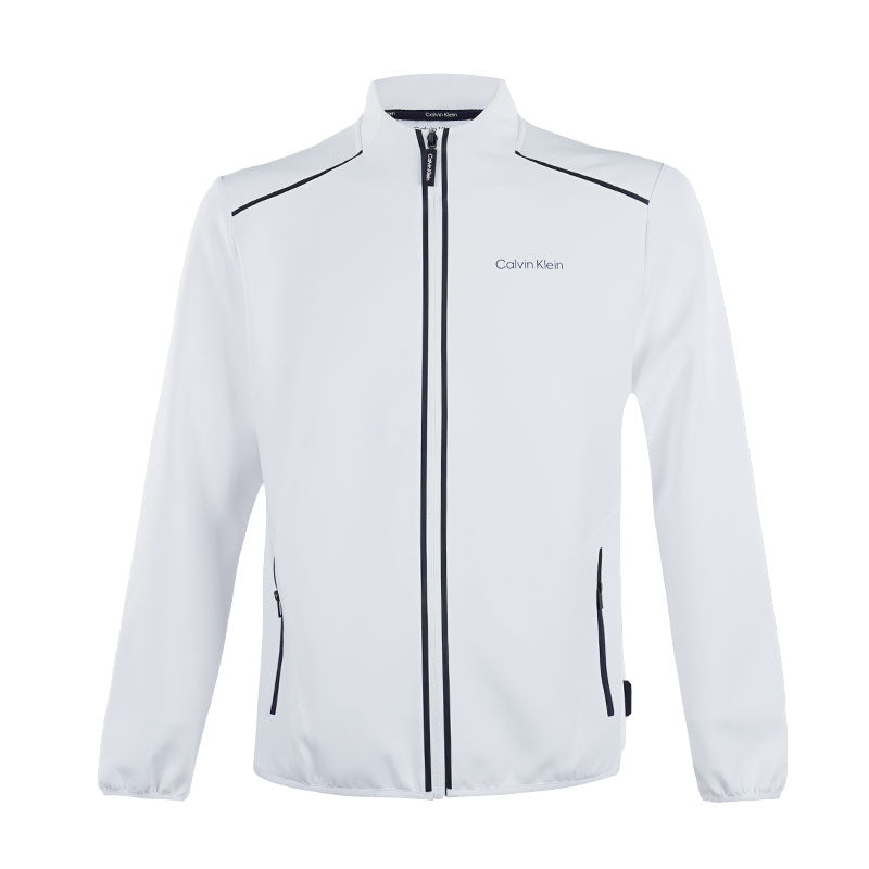 CALVIN KLEIN Brookhill Technical Full Zip Men's Jacket (White)