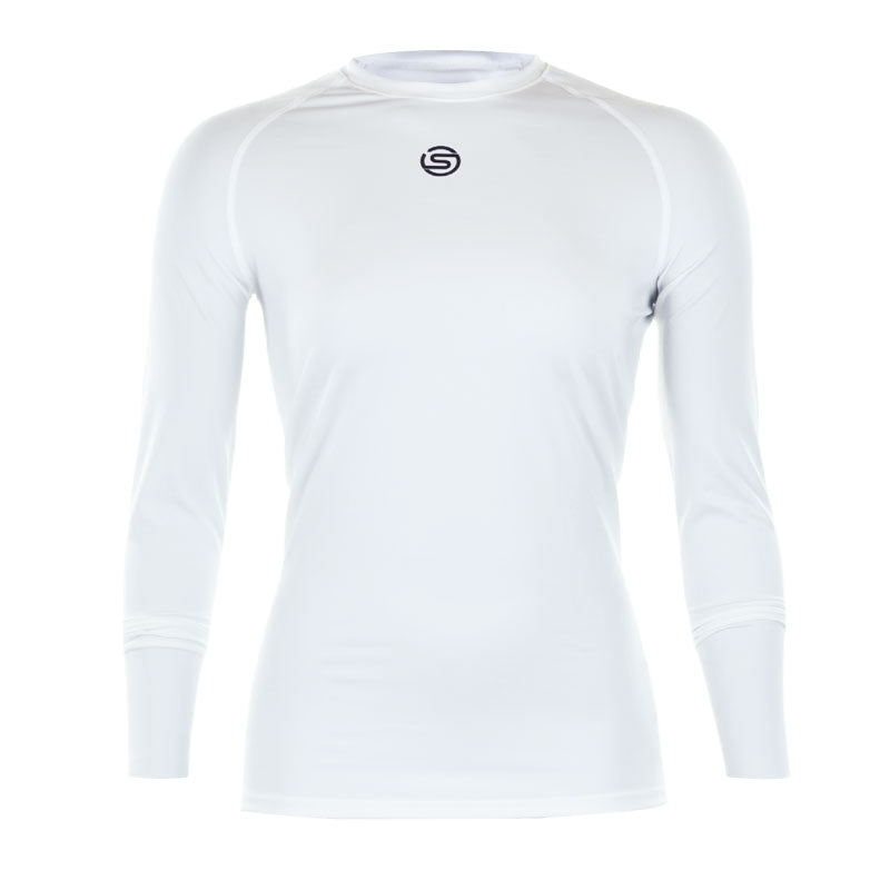 SKINS Series-1 Compression Women's Inner Long Sleeve Shirt (White)