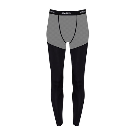 SPARMS Sun Protection Unisex Leggings (Black)