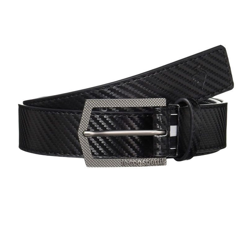 LE COQ SPORTIF GOLF Logo Buckle Men's Belt (Black)
