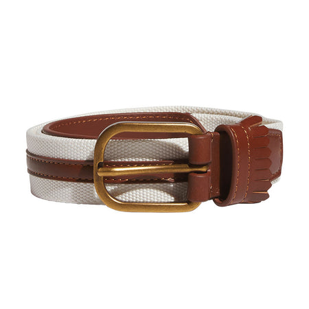 ADIDAS Originals Golf Men's Leather Belt (White)