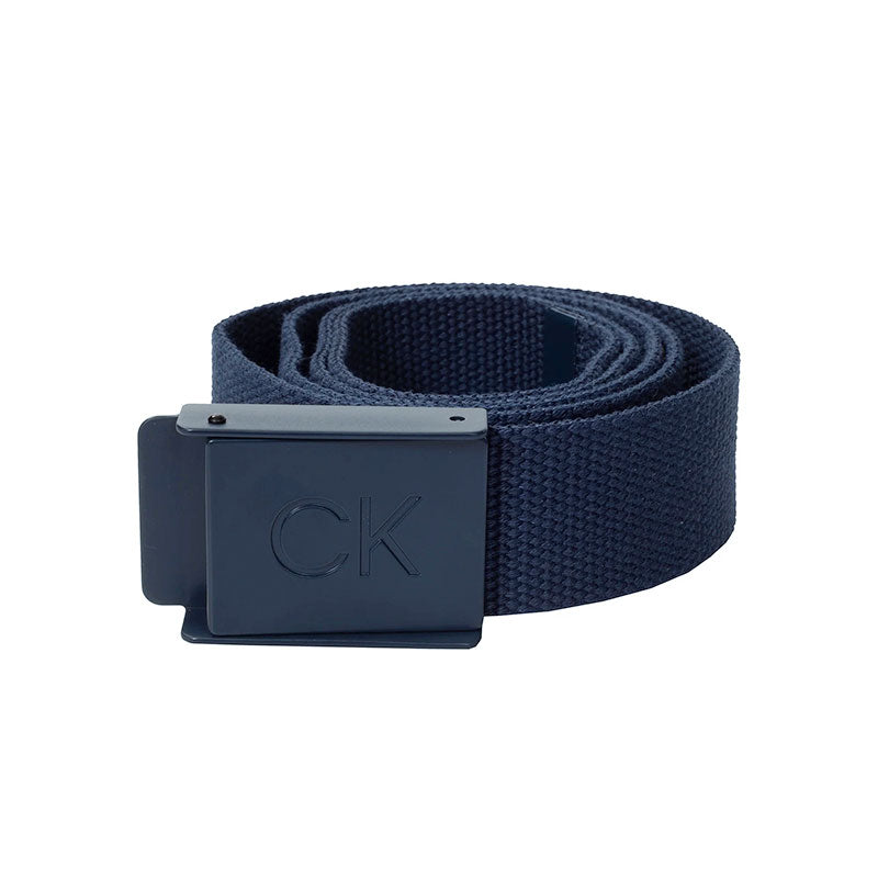 CALVIN KLEIN Monogram Men's Buckle Belt (Navy)