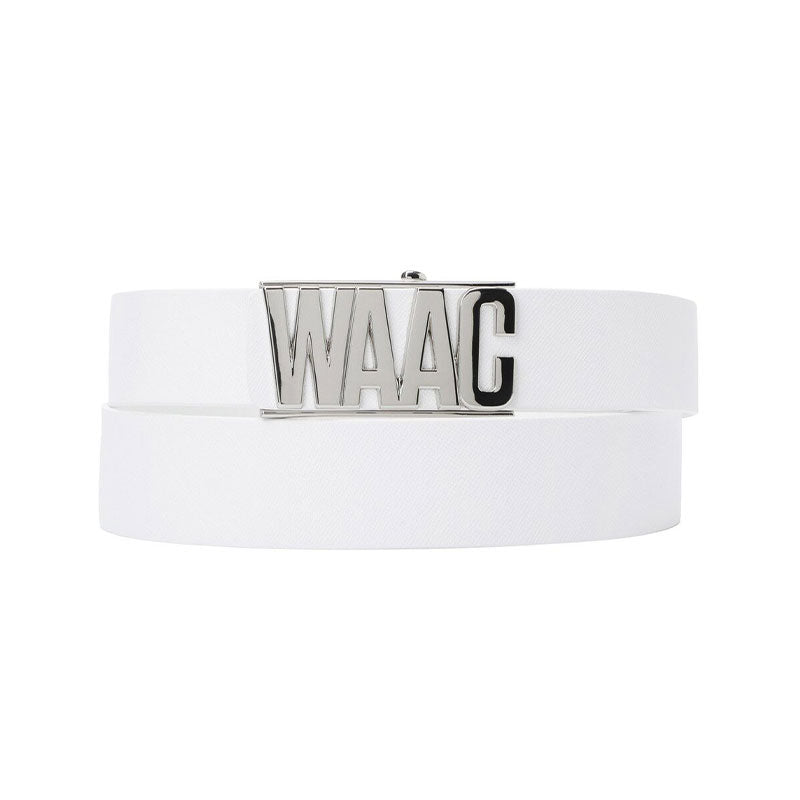 WAAC Logo Men's Belt (White)