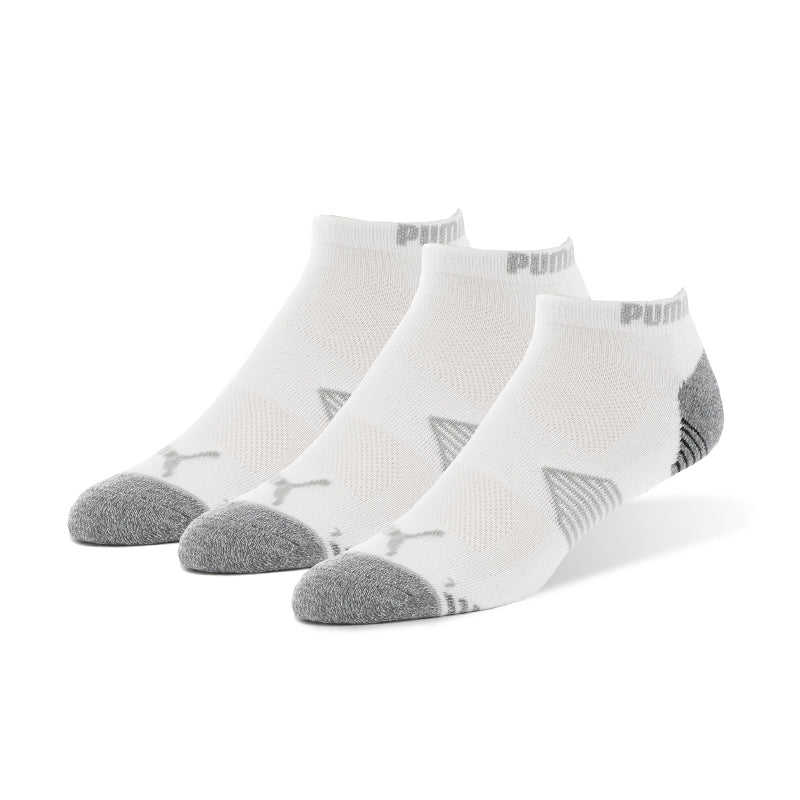 PUMA Essential 3-Pack Low Cut Men's Socks (White)