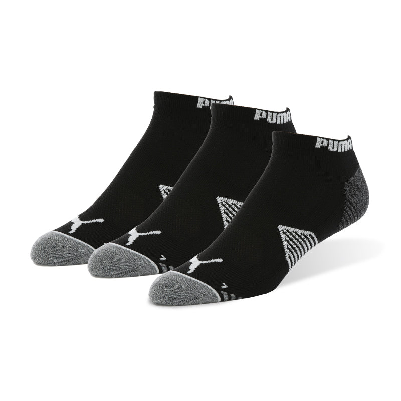 PUMA Essential 3-Pack Low Cut Men's Socks (Black)