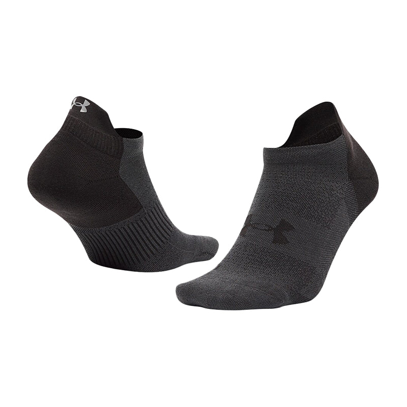 UNDER ARMOUR Dry Run No Show Socks (Black/Grey/Black)