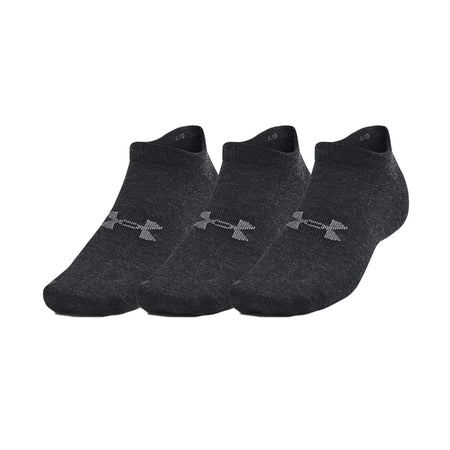 UNDER ARMOUR ESS 3 Pack Low Socks (Black/Grey)