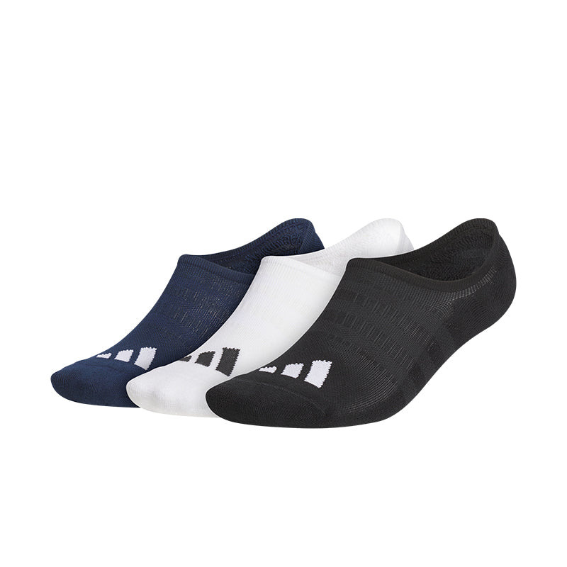 ADIDAS 3-Pack No Show Socks (Multi)