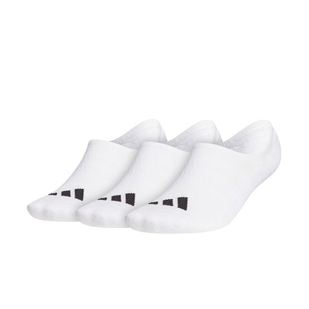 ADIDAS 3-Pack No Show Socks (White)