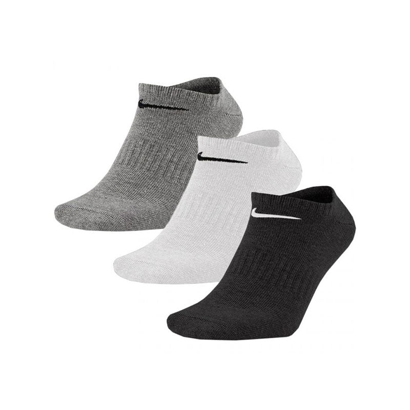 NIKE 3-Pack Everyday Lightweight Training No-Show Socks (Multi)