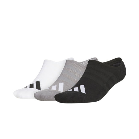 ADIDAS 3-Pack Men's No Show Socks (Multi)