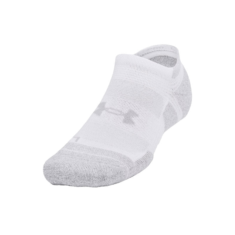 Performance Tech Pro 3-Pack Unisex No Show Socks (White)